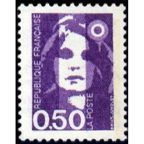 Timbre France 1990 Oblitéré Marianne Du Bicentenaire 0.50 Yt2619