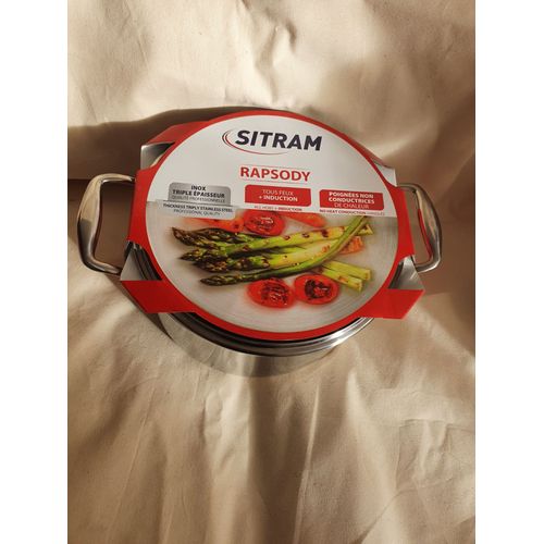 Faitout 5l Inox Sitram Rapsody 24cm Dans État Neuf