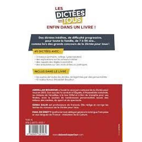 Dictées Pour Tous - Pour S'entraîner En Famille !