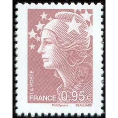 Timbre France 2010 Oblitéré Marianne De Beaujard 0.95 Yt4475