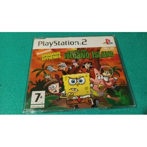 Bob L'éponge Spongebob And Friends Battle For Volcano Island Ps2 Playstation 2 Promo Press Presse