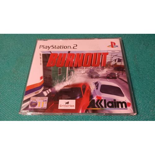 Burnout Ps2 Playstation 2 Promo Press Presse