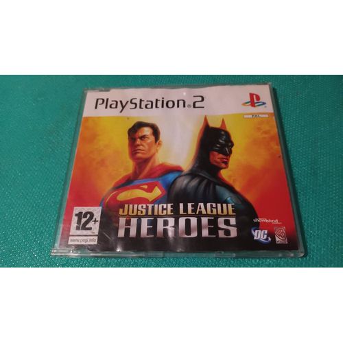 Justice League Heroes Ps2 Playstation 2 Promo Press Presse