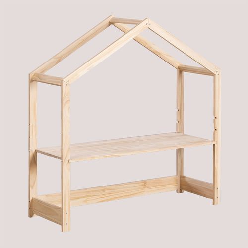 Bureau Réglable En Hauteur Estudi Kids Bois Naturel