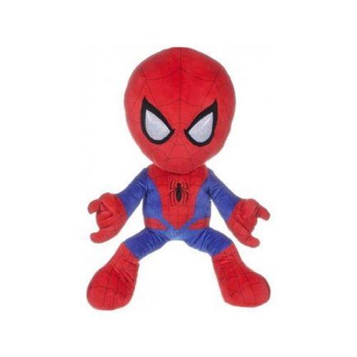 Peluche Geante Spider-Man 92 Cm - Super H?Ros Spiderman - Set Doudou Dc Enfant Xxl Avec 1 Carte Tigre Nouveaute