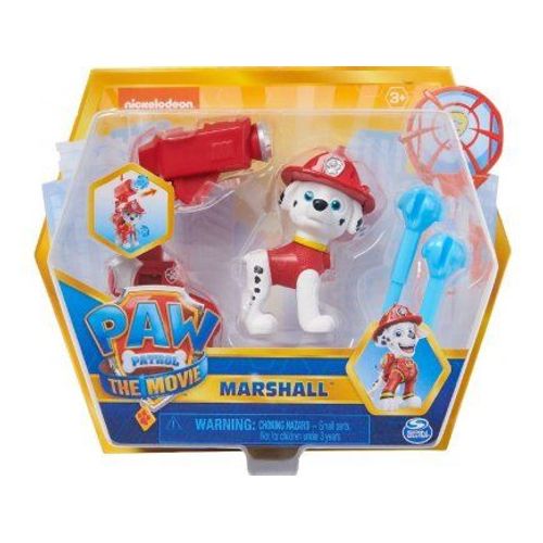 Coffret Pat Patrouille The Movie Chien Marcus Avec Son Et Sac A Dos Transformable - Set Figurine Animaux Et 1 Carte Animal - Nouveaute