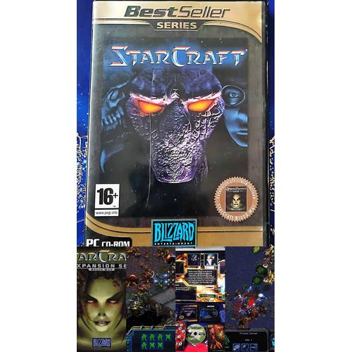 Jeu Pc Starcraft + Brood War Extension Officielle Incluse 