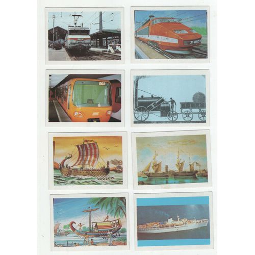 Bons Points Volumétrix. Série Les Transports. Lot De 16 Bons Points Différents Neufs