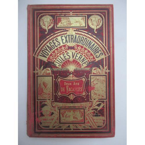 Les Voyages Extraordinaires: Deux Ans De Vacances, 91 Dessins De Benett Et Une Carte En Couleurs [ Cartonnage Aux Deux Éléphants, Catalogue Dl ]