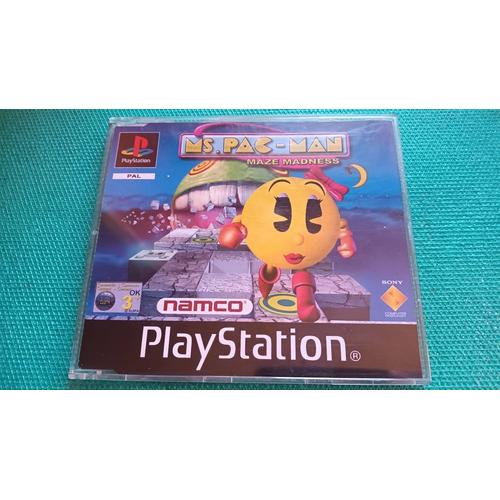 Ms Pac Man Maze Madness Ps1 Playstation 1 Promo Press Presse