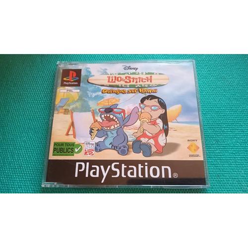 Disney Lilo Et & Stitch Ouragan Sur Hawai Ps1 Playstation 1 Promo Press Presse