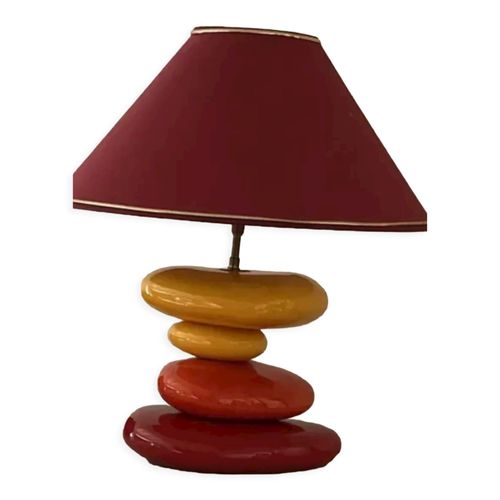 Lampe Franois Chtain Galet Rouge