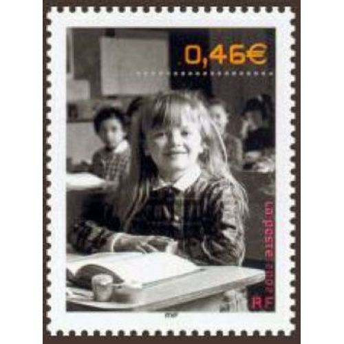 Timbre France 2002 Oblitéré Sur Les Bancs De L'école 0.46 Yt3522
