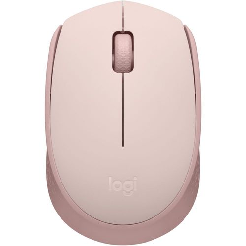 Logitech M171 - Souris - droitiers et gauchers - optique - 3 boutons - sans fil - 2.4 GHz - récepteur sans fil USB - rose