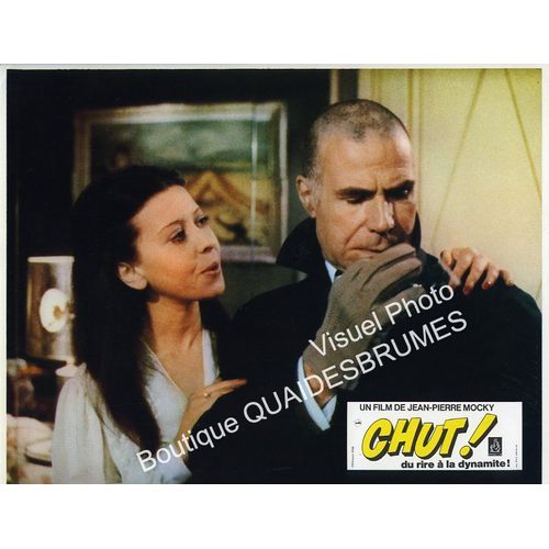 Chut! (Du Rire À La Dynamite) : Jeu B De 8 Photos D'exploitation Cinématographique - Format 22,5x28,5 Cm - De Jean-Pierre Mocky Avec Jacques Dufilho, Michael Lonsdale, Philippe Castelli - 1972