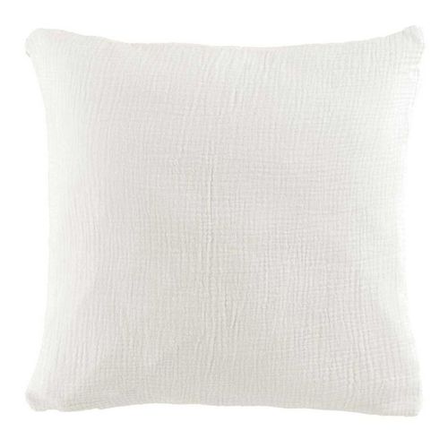 Coussin Déco Uni "Angelia" 40x40cm Blanc