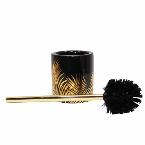 Brosse WC Imprimée "Orbella" 40cm Noir