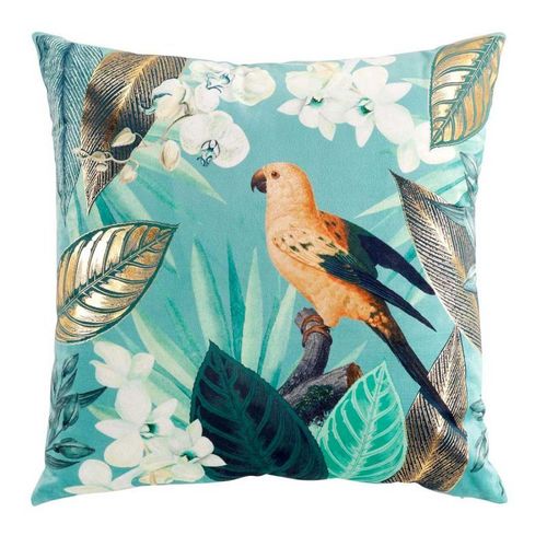 Coussin Déco Imprimé "Ringo" 45x45cm Bleu