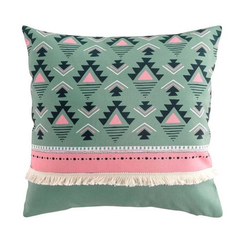Coussin Déco À Motifs "Esmeralda" 45x45cm Vert