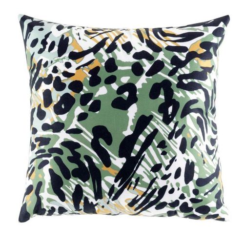 Coussin Déco Imprimé "Grimelo" 45x45cm Multicolore