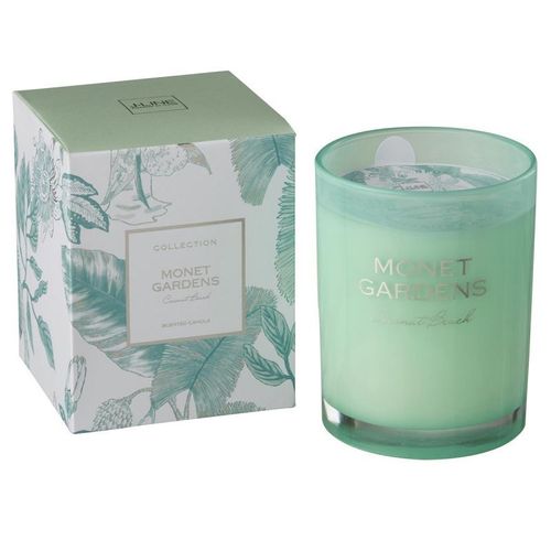 Bougie Parfumée "Monet Gardens" 13cm Bleu Azur