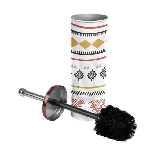 Brosse WC Imprimée "Esteban" 37cm Blanc