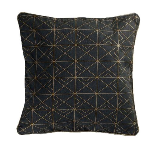 Coussin Déco "Quadris" 40x40cm Anthracite
