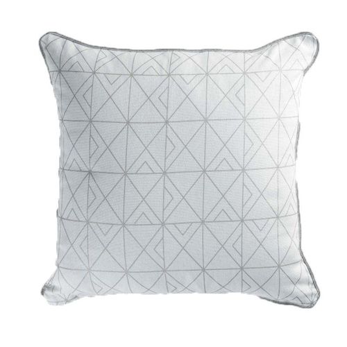 Coussin Déco "Quadris" 40x40cm Blanc