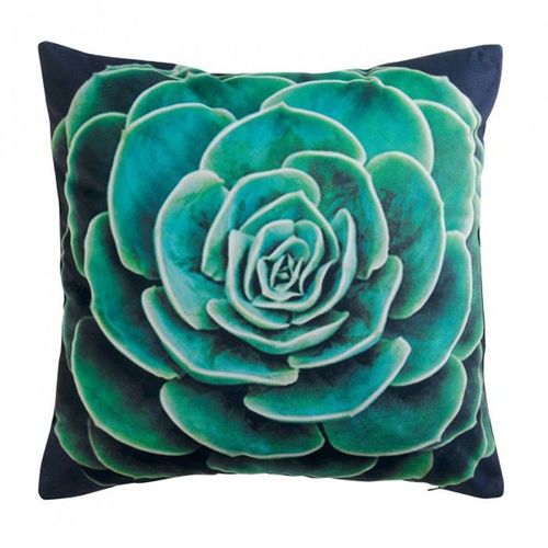 Coussin Déco Déhoussable "Arty" 45x45cm Vert