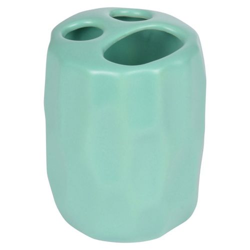 Gobelet Brosse à Dent "Origami" 9cm Vert Menthe Mat