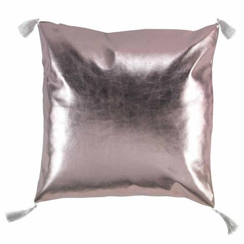 Coussin Déco Déhoussable "Luxury" 40x40cm Or Rose