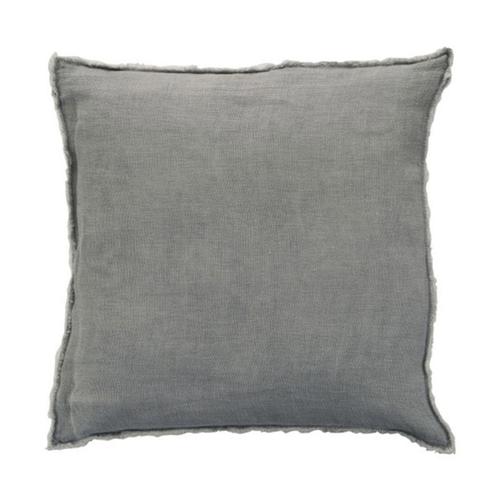 Paris Prix - Coussin Déco Carré "Faded" 45x45cm Gris