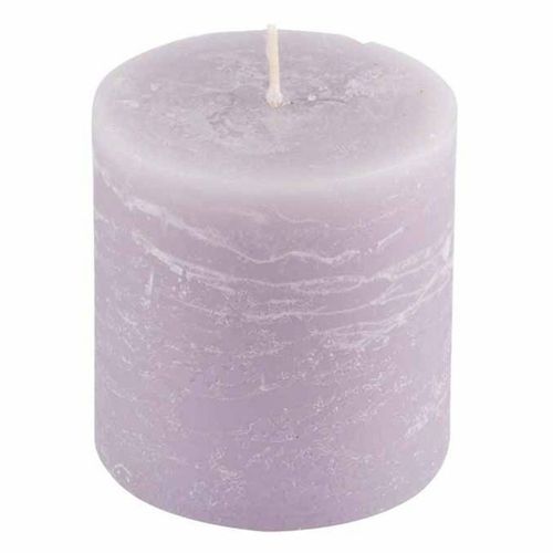 Paris Prix - Bougie Déco Pilier "rustique" 7cm Lin