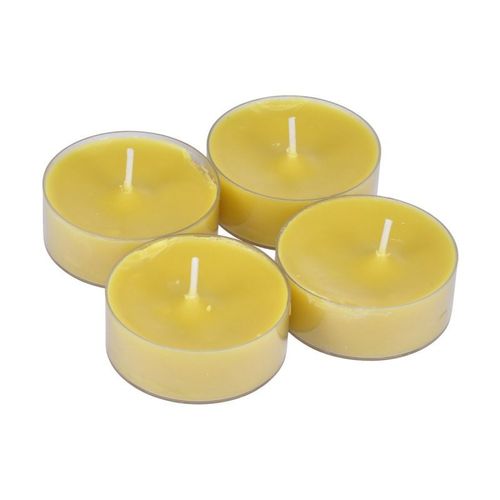 Paris Prix - Lot De 4 Bougies Parfumées Chauffe-plat "trendie" Miel Sauvage