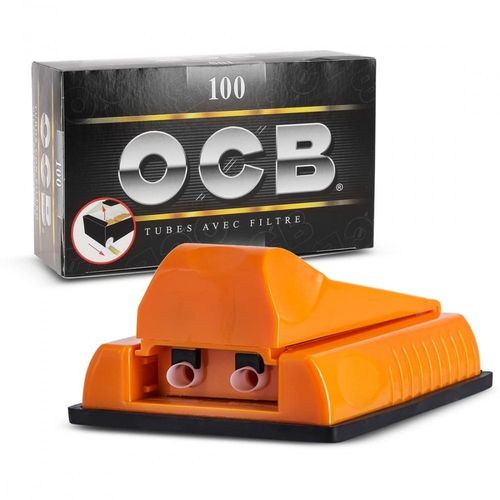machine à tubes double orange - 100 tubes ocb