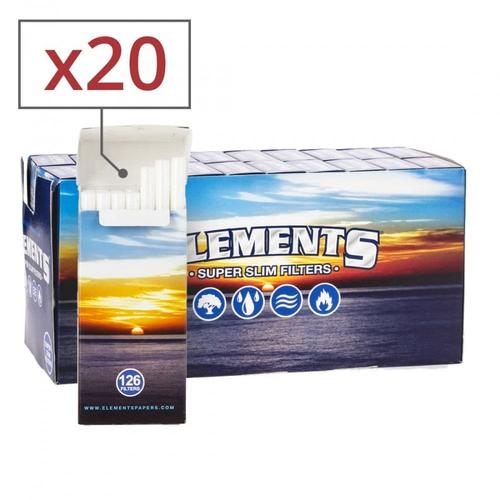 filtres elements super slim en sticks x 20