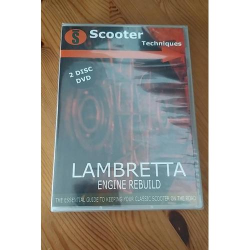 Lambretta Engine Rebuild - Scooter Techniques - 2disk Dvd - The Essential Guide To Keeping Your Classic Scooter On The Road