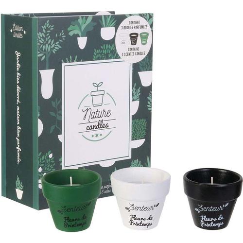 Coffret 3 Bougies Nature Candles