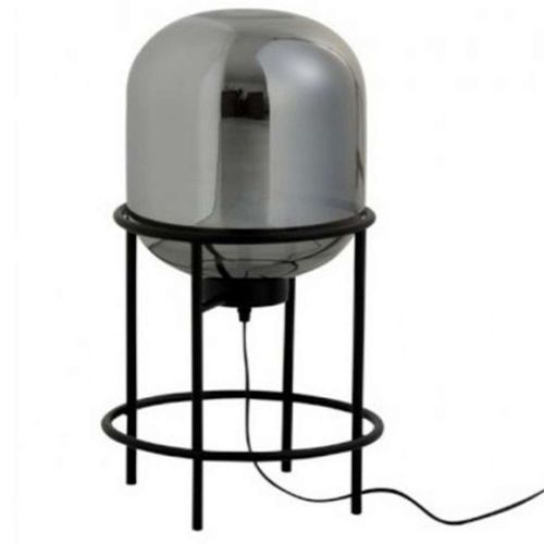 Paris Prix - Lampe À Poser Sur Pied "Sasha" 50cm Argent