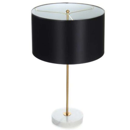 Paris Prix - Lampe À Poser Design "Piona" 65cm Noir & Or