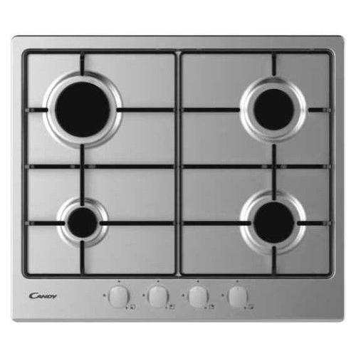 Plaque de cuisson 4 feux 60 cm inox Candy CEL6PBRX