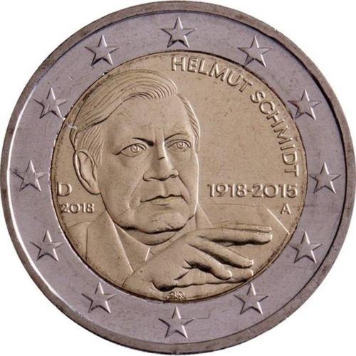 2 Euros Helmut Schmidt 2018