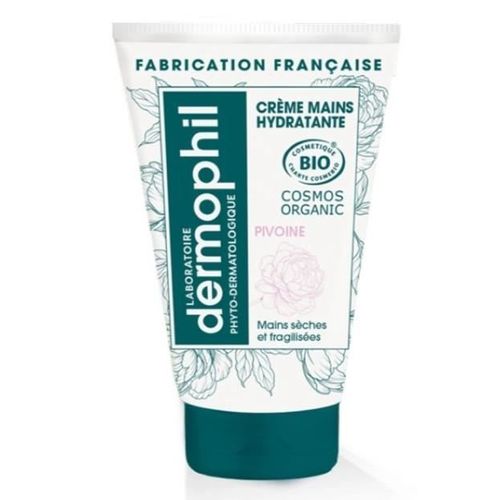 Dermophil Indien Crème Mains Hydratante Pivoine Bio 50ml 