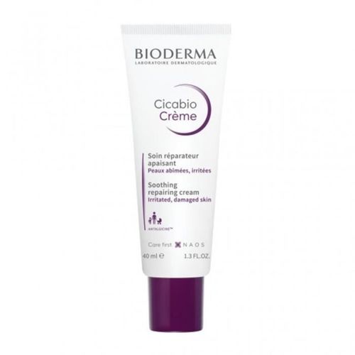 Bioderma Cicabio Crème Soin Réparateur Apaisant Peaux Abîmées Irritées 40ml (Lot De 2) 