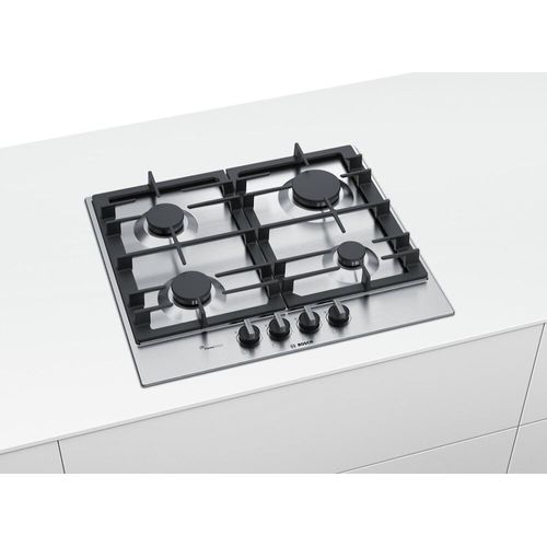 Bosch Serie PCP6A5B90 Table de cuisson au gaz Acier inoxydable - 4 foyers