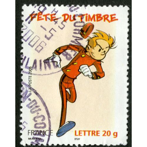 Timbre Oblitéré Fête Du Timbre,France,La Poste 2006,Lettre 20 G