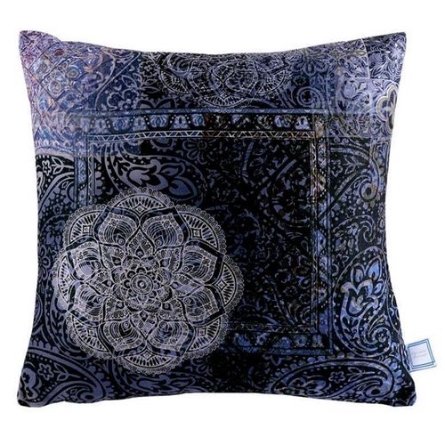 Paris Prix - Coussin Déco Imprimé "Medley" 45x45cm Bleu