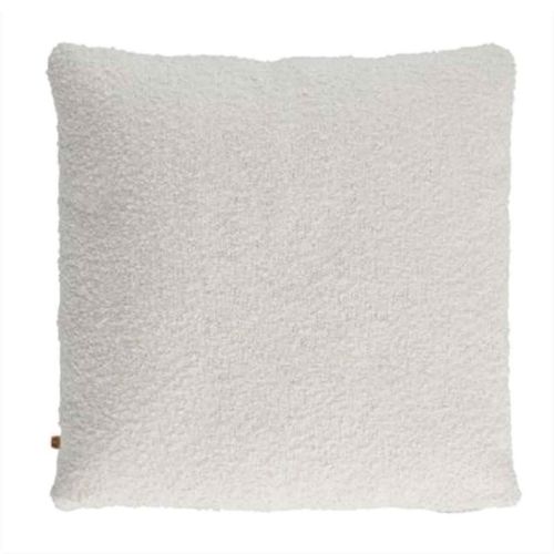 Paris Prix - Coussin Déco "Bouclée" 40x40cm Crème