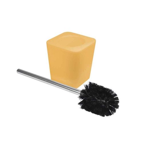 Brosse WC Soft Touch "Vitamine" 38cm Ocre