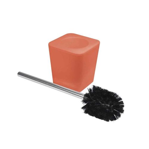 Brosse WC Soft Touch "Vitamine" 38cm Terracotta